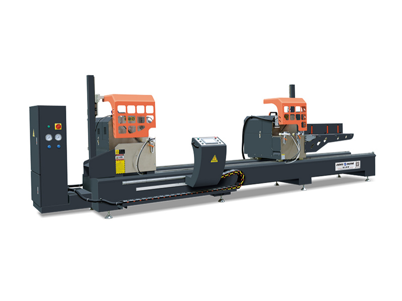 ZJW-CNC-500/550×4200 鋁型材高效45°數(shù)控專切鋸（外擺 測料高）